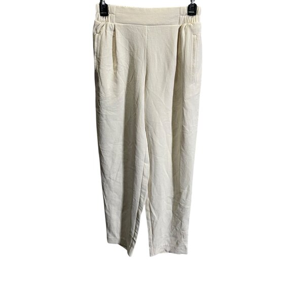 A New Day XS Polyester Blend White Pull-On Pants career flowy - Picture 1 of 5